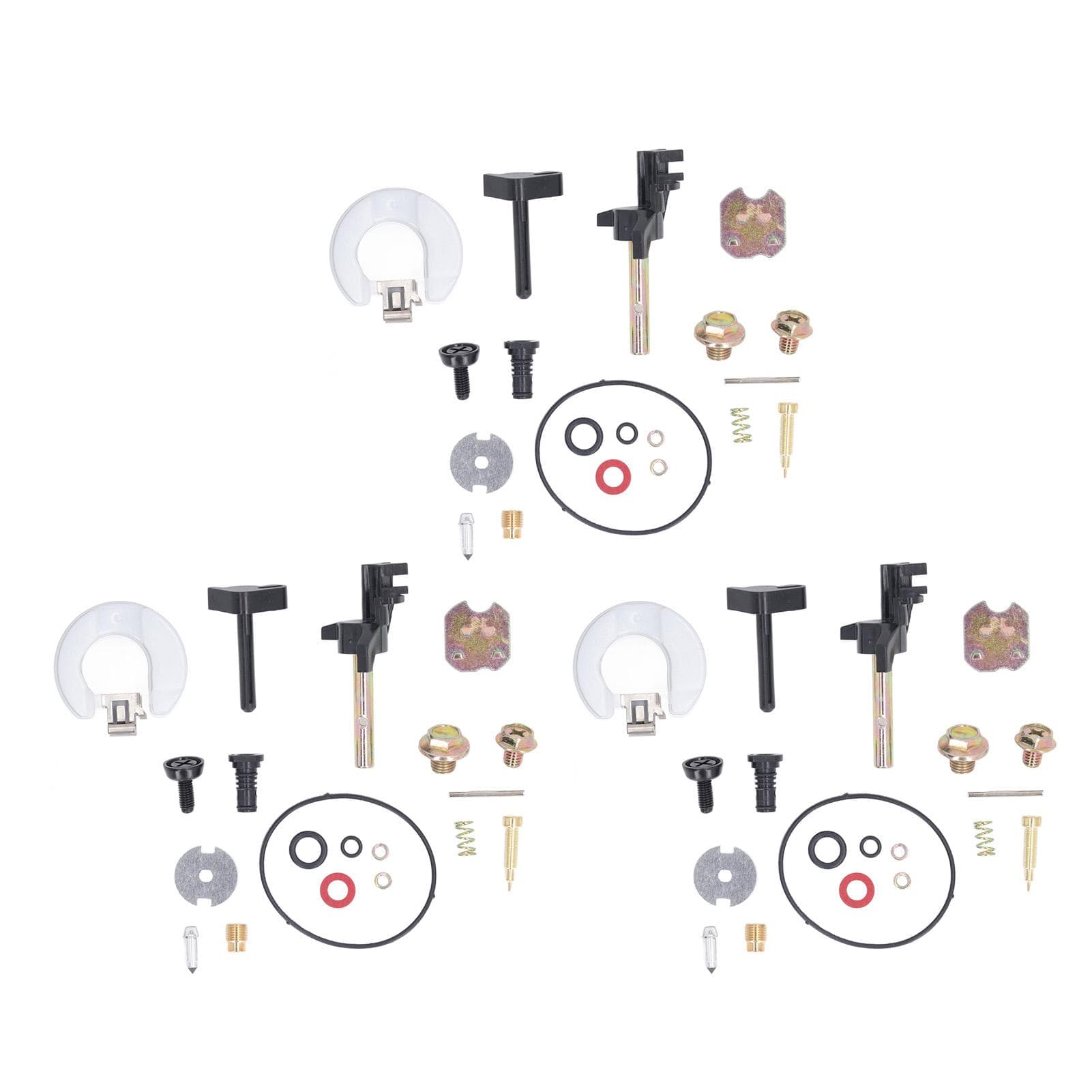 3 Set Carburetor Rebuild Kit Plastic Iron Carburetor Repair Kit Replacement for 168F 170F Water