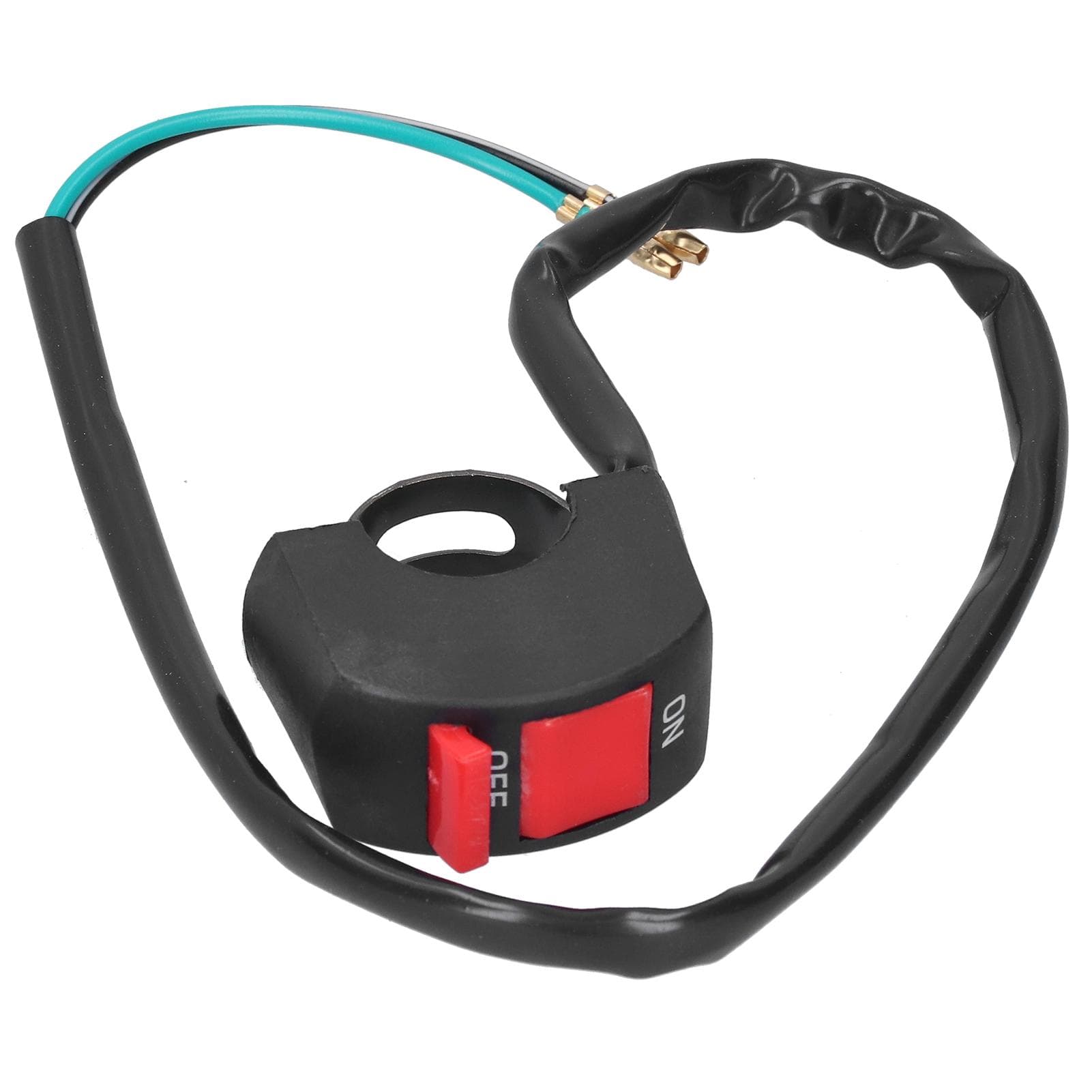 Motorcycle Handlebar Light Switch ON OFF Button Waterproof for ATV UTV Scooter 78in