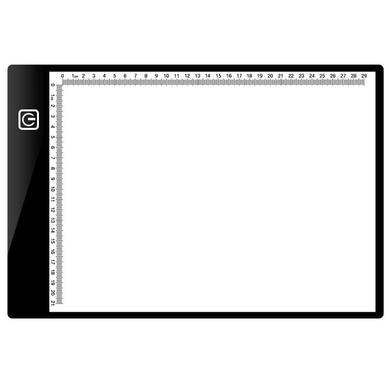 A3/A4 LED Drawing  Board Tracing Light Box Adjustable Dimmable USB Power Artcraft Pad for Diamond Painting Sketching Animation A4 white