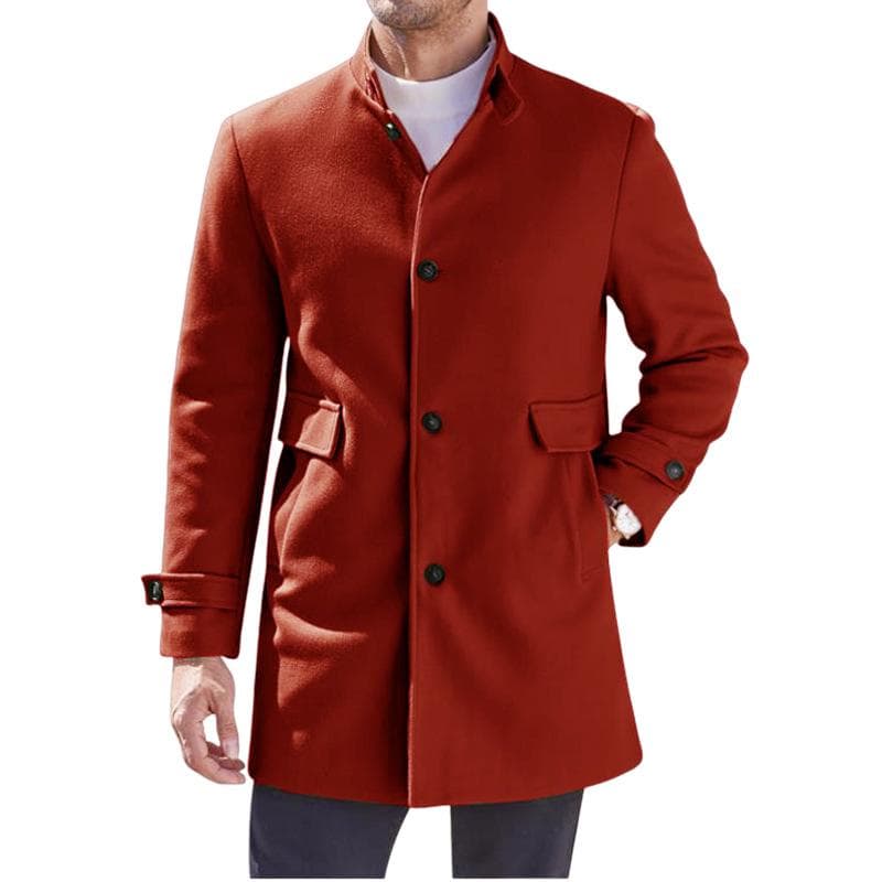 Woolen Coat Men's Coat Japanese and Korean Casual Coat XL