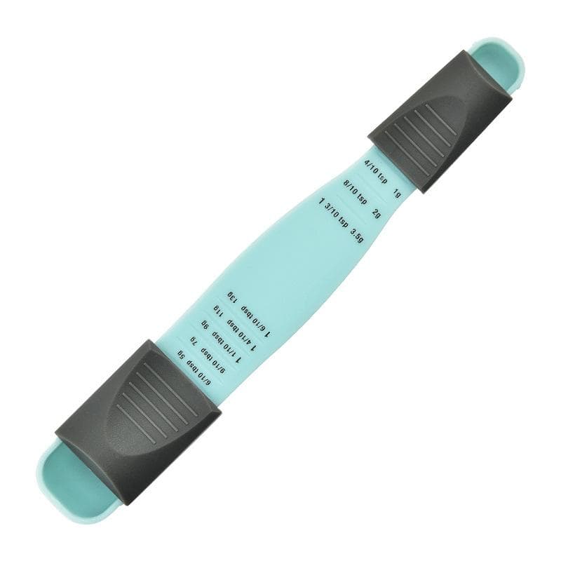 Measuring Spoon Heat Resistance Multi Level Adjustment Scale Plastic Measuring Spoon Set Kitchen