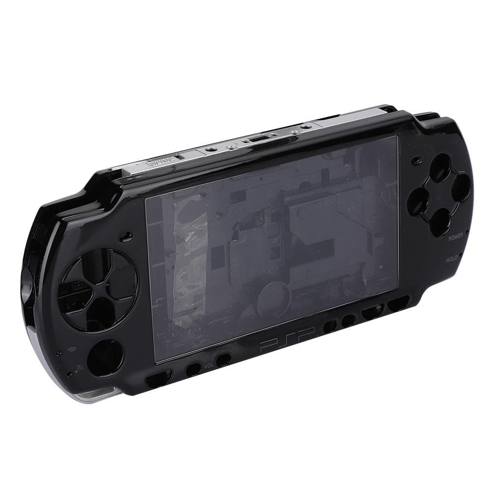 Replacement ABS Material Host Game Console Shell with Screwdriver for PSP2000 Console Black black