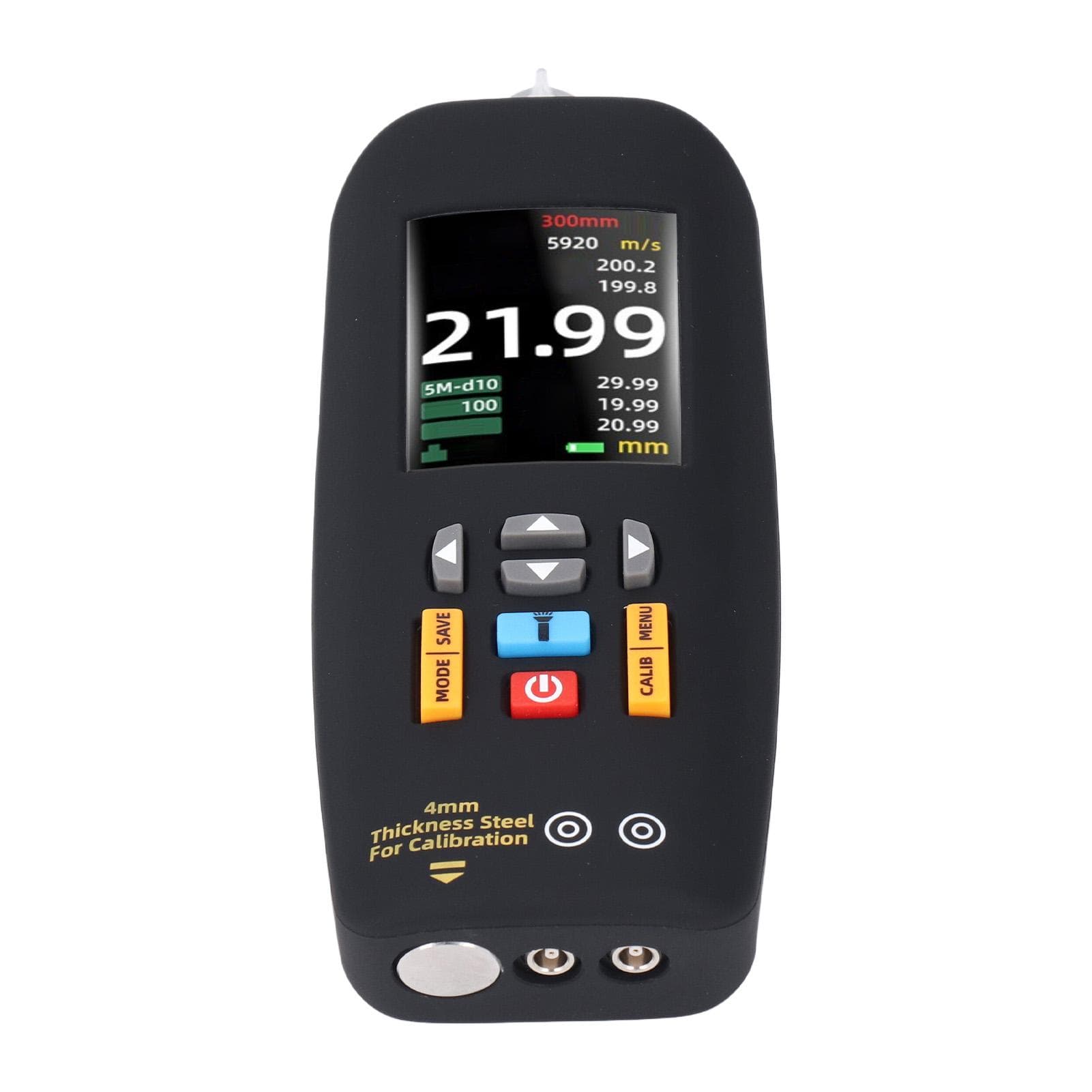 Ultrasonic Thickness Gauge High Accuracy Digital Display Thickness Meter Tester for Metal Plastic