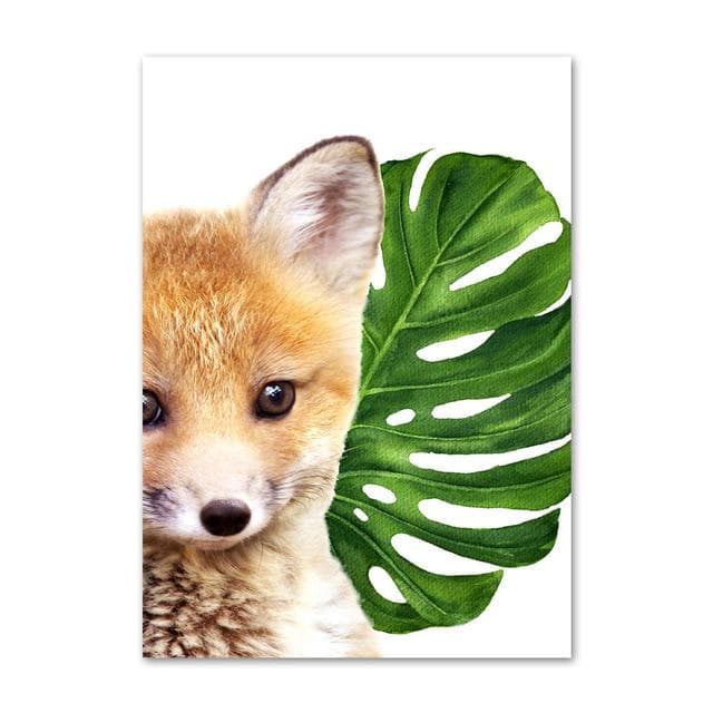 5D DIY Diamond Painting Animal Fox Embroidery Cross Stitch 3D Home Decor 20X30CM