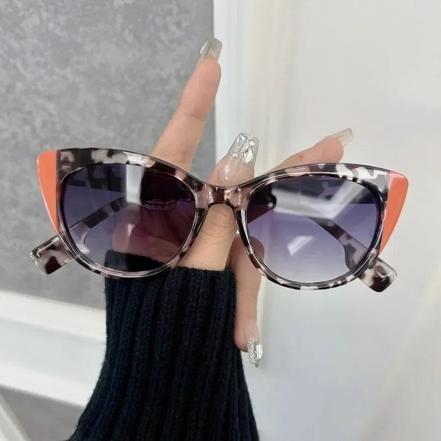 Casual Retro Cat Eye Sunglasses Vintage Square Small Frame Fashion Oculos for Women Men Unisex Other