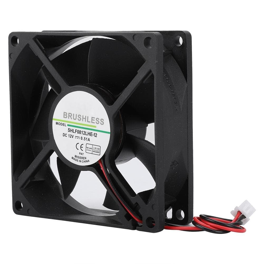 SHLF0812LHE-12 DC12V 0.51A 8CM 2Pin Large Air Volume Cooling Fan Cooler