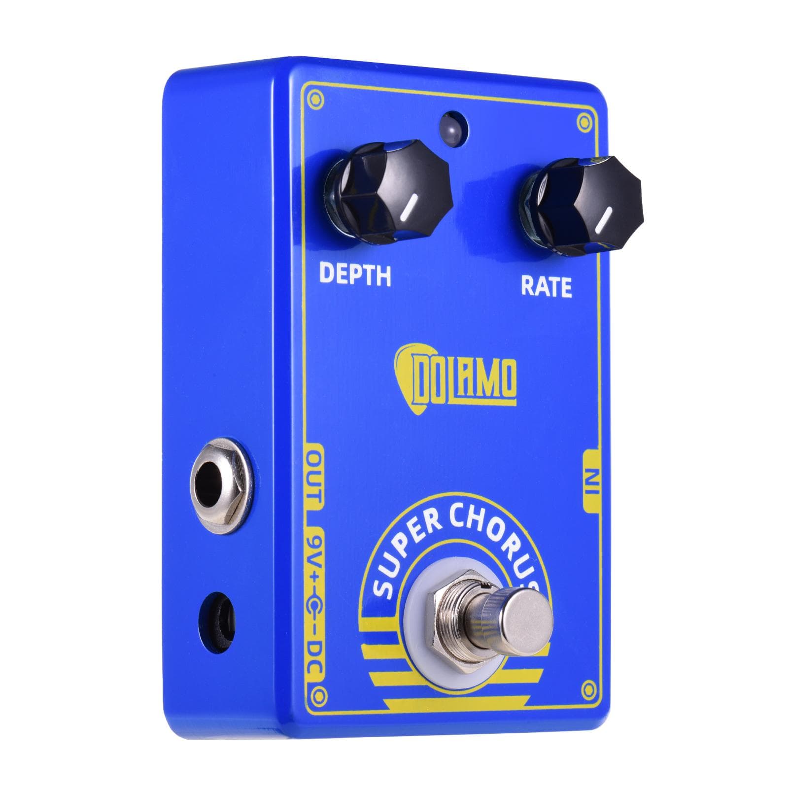 Dolamo D-3 Super Chorus Guitar Effect Pedal Chorus Pedal with True Bypass for Electric Guitar dark blue