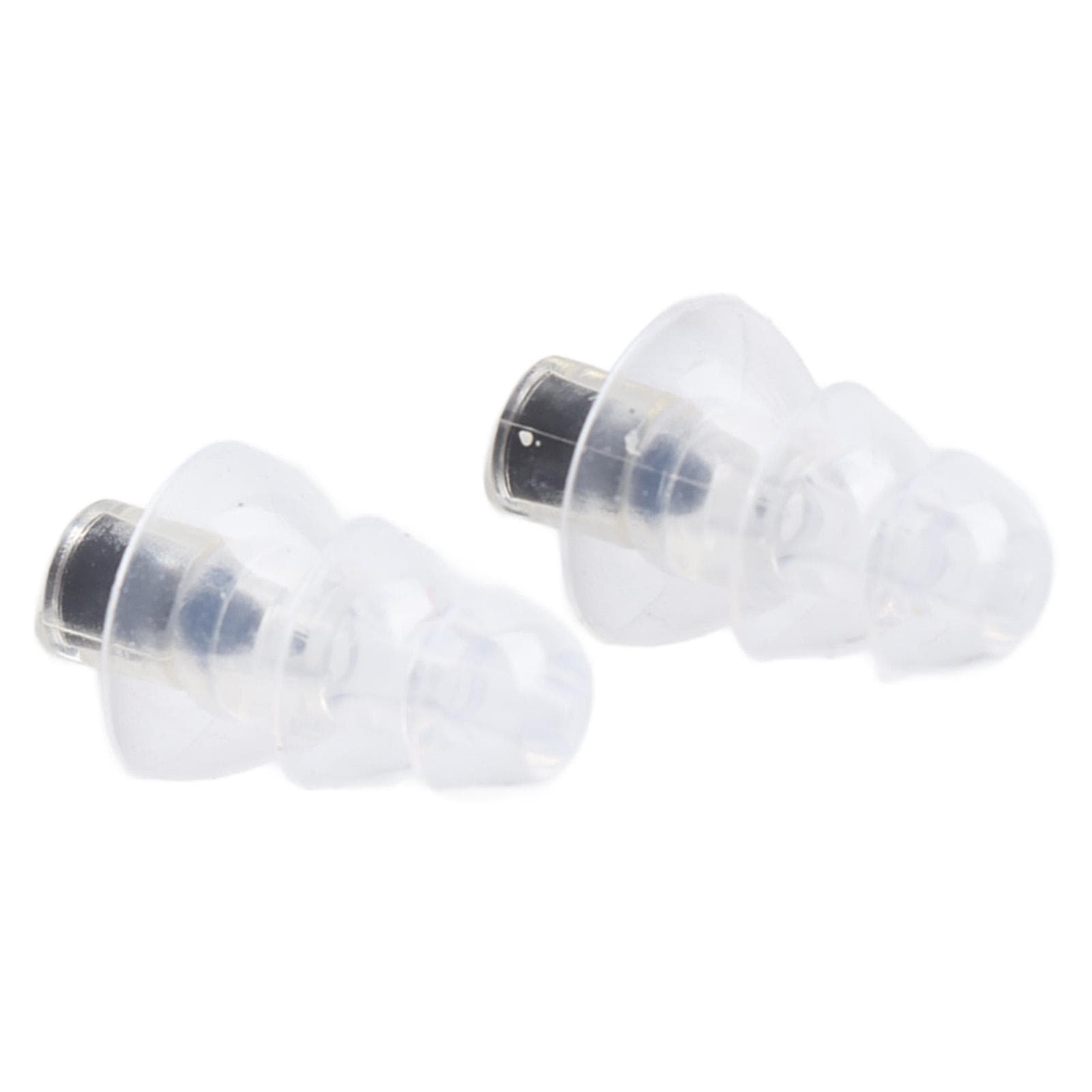1 Pair Earplugs Liquid Silicone Music Earplugs with Filter Black Noise Reduction Hearing Protection