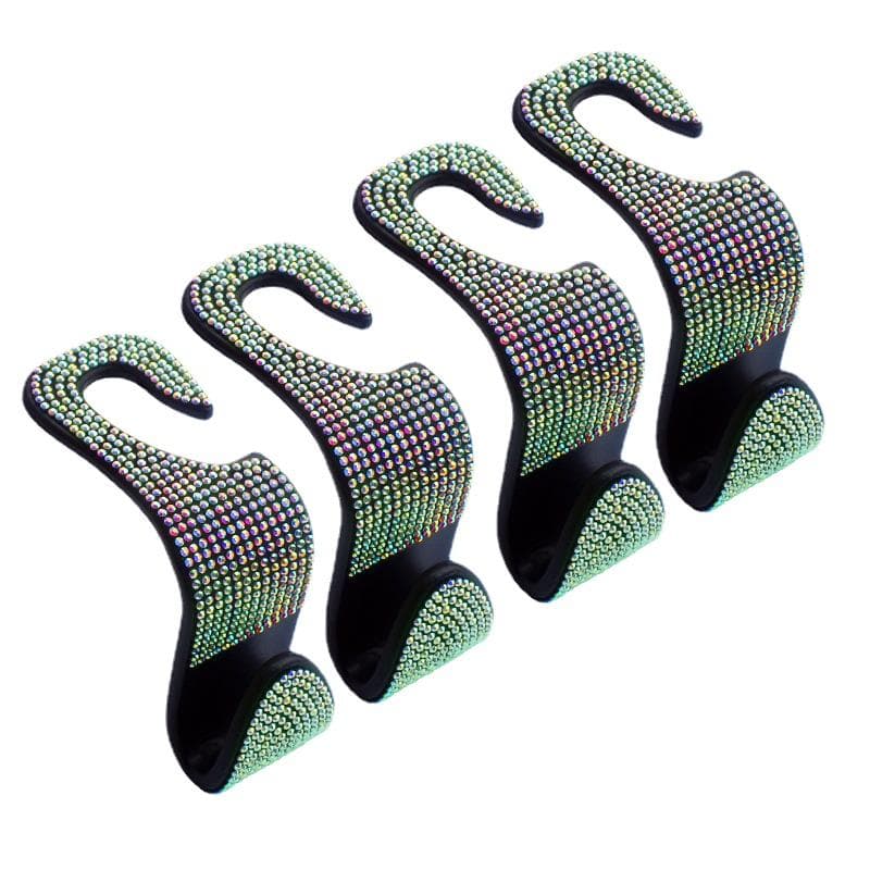 1/2/4Pcs Universal Auto Seat Headrest Hook Storage Hanger Car Vehicle Back Seat Organizer Holder Car Interior Accessories 4pcs