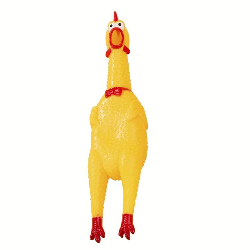 Funny Screaming Chicken Screaming Chicken Desperate Battle Funny Screaming Vent Chicken Bite-resistant Dog Cat Sound Pet Toy S
