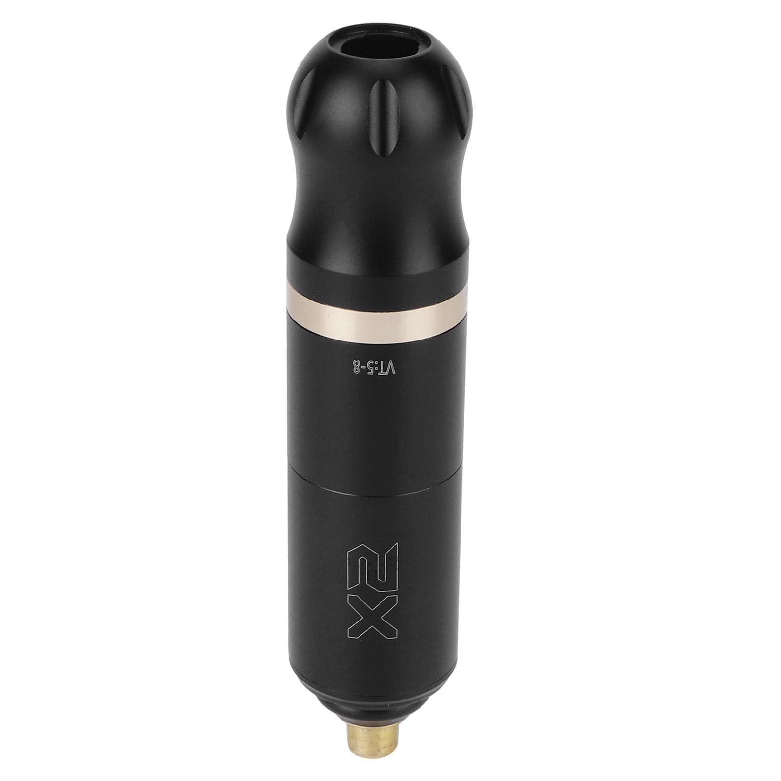 Tattoo Pen Machine Coreless Motor Cartridge Needle Professional Tattoo Pen RCA Interface (Black