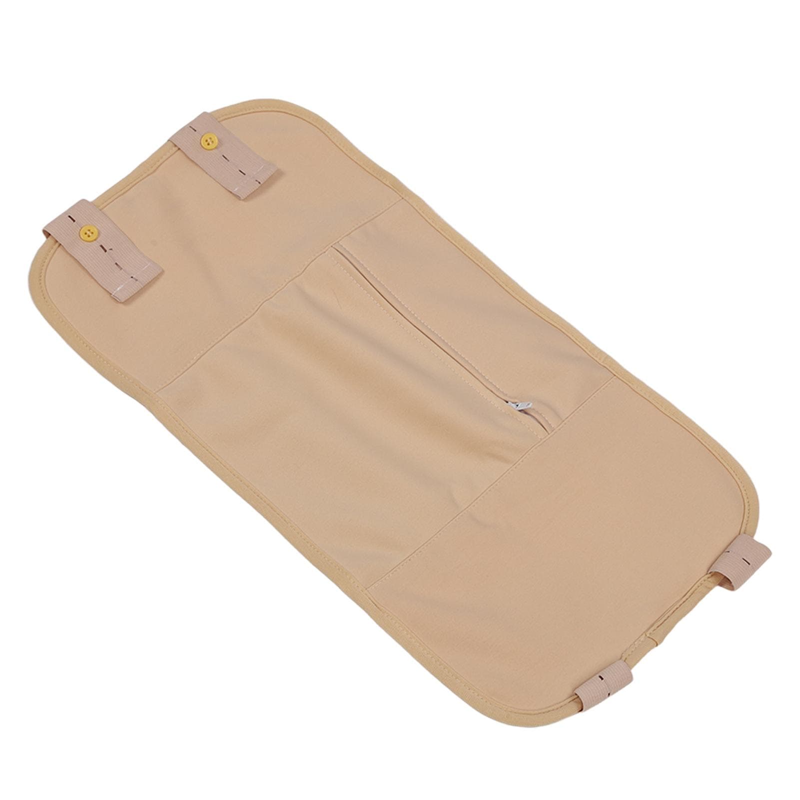 Castor Oil Pack Button Style Essential Oil Care Belt Oil Leakage Prevention Reusable Adjustable khaki