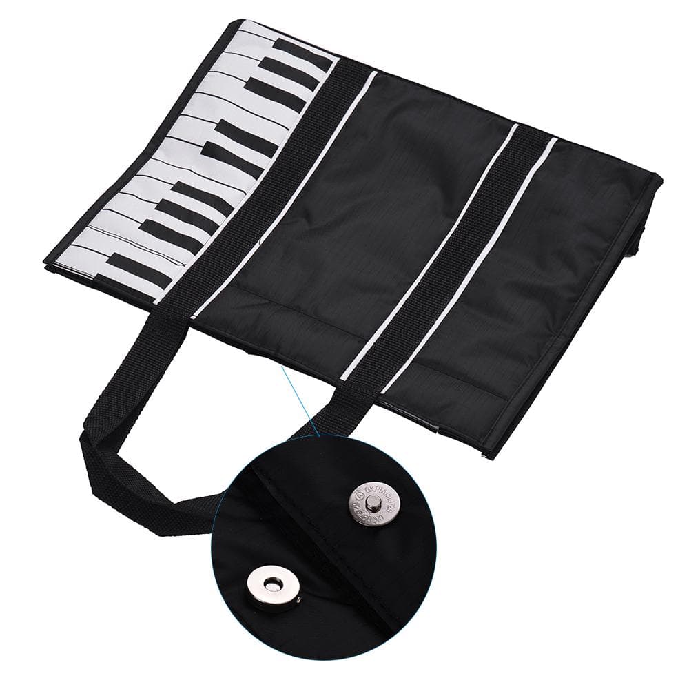 Waterproof Handbag Music Tote Shoulder Grocery Shopping Bag 5mm Cotton Padding