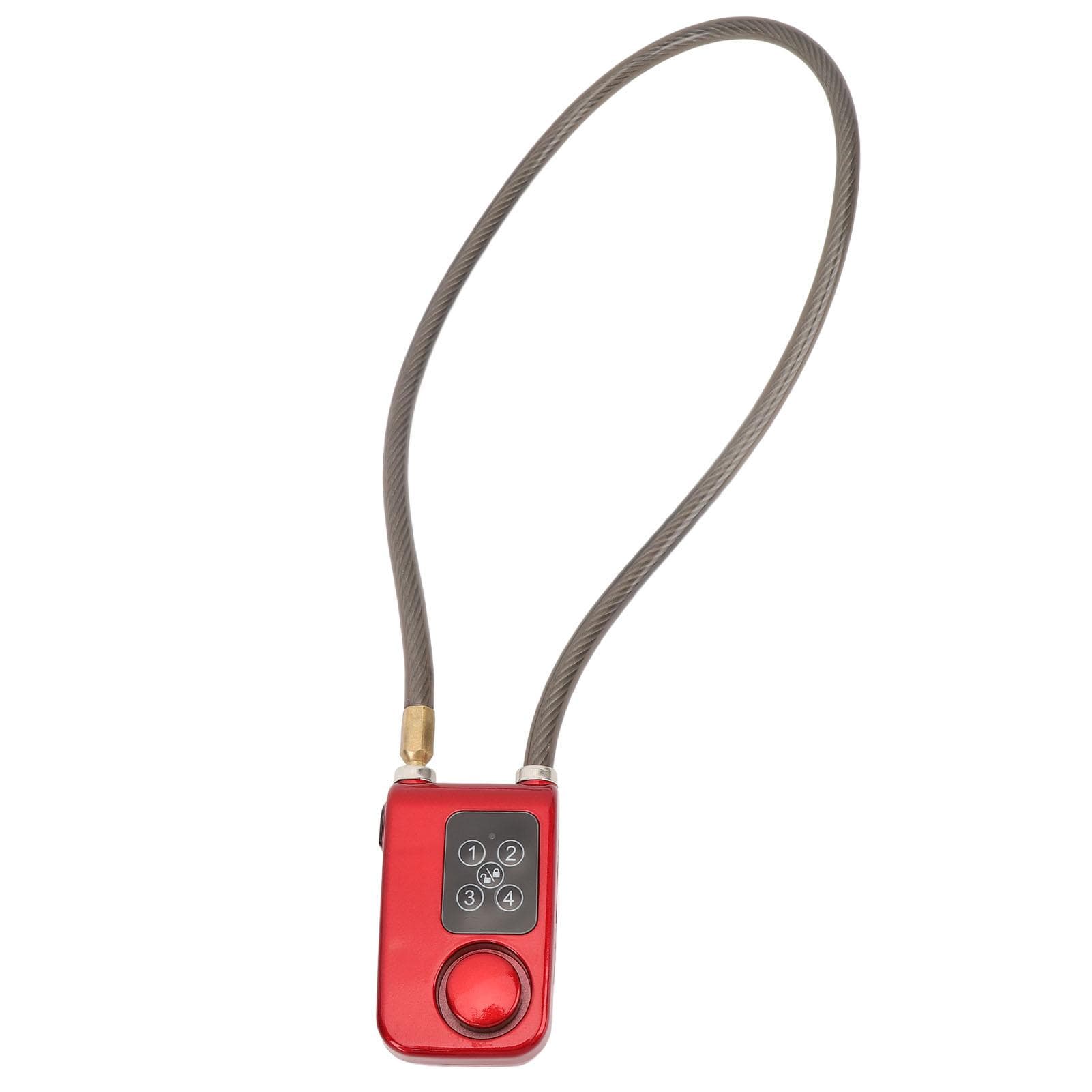 Bike Lock Alarm with Remote IP44 Water Resistant LED Indicator Vibration Alarm Anti Theft Security