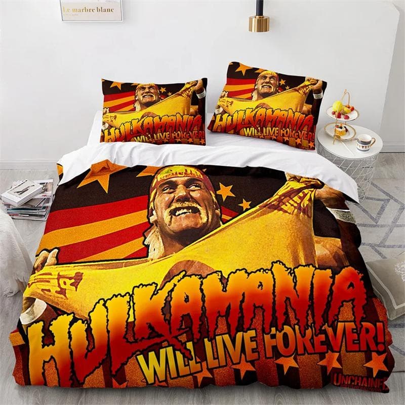 WWE EAW Bedding Set Single Twin Full Queen King Size Wrestling Game Bed Set Aldult Kid Bedroom Duvetcover Sets 3D Print 140x210cm 2pcs