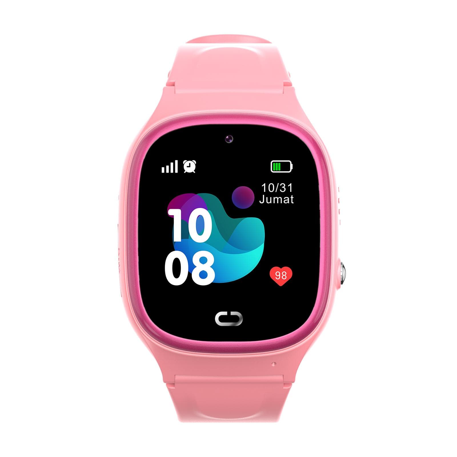 TD-45 2G Kids Smart Phone Watch Children Smartwatch SOS Call Voice Chat IP67 Waterproof with Nano pink
