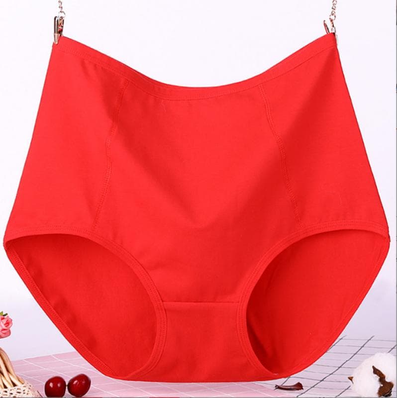 Women Underwear Big Size Briefs Breathable Large Panties Leakproof Cotton High Waist Undershorts 1XL, 2XL ,3XL ,4XL ,5XL, 6XL, 4XL