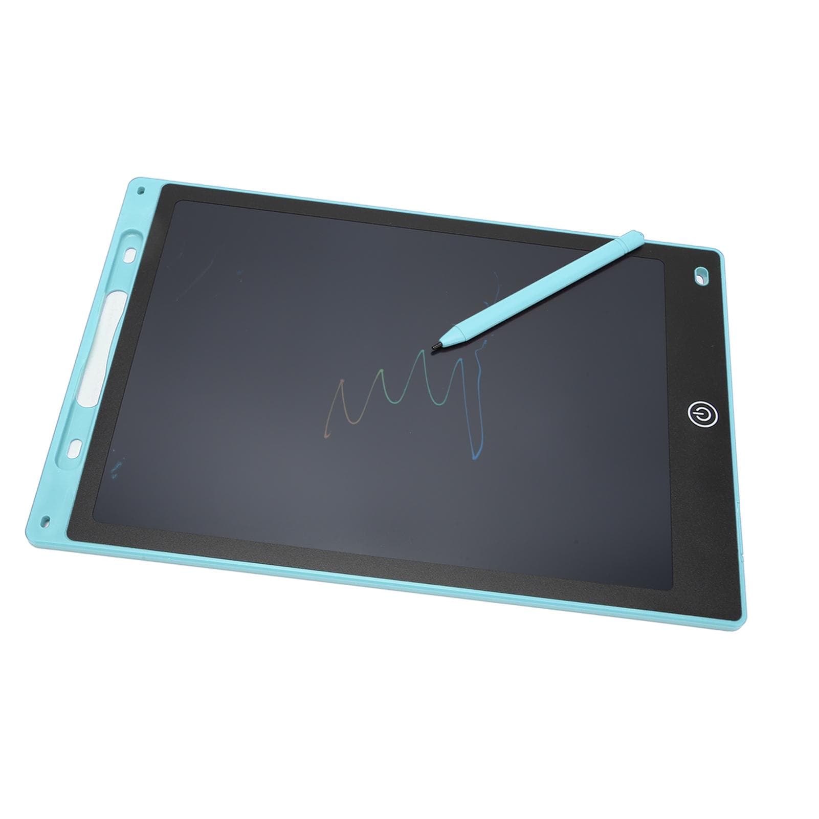 LCD Writing Tablet for Kids Erasable 12 Inch Color Screen Pressure Sensitive Doodle Pad Drawing blue