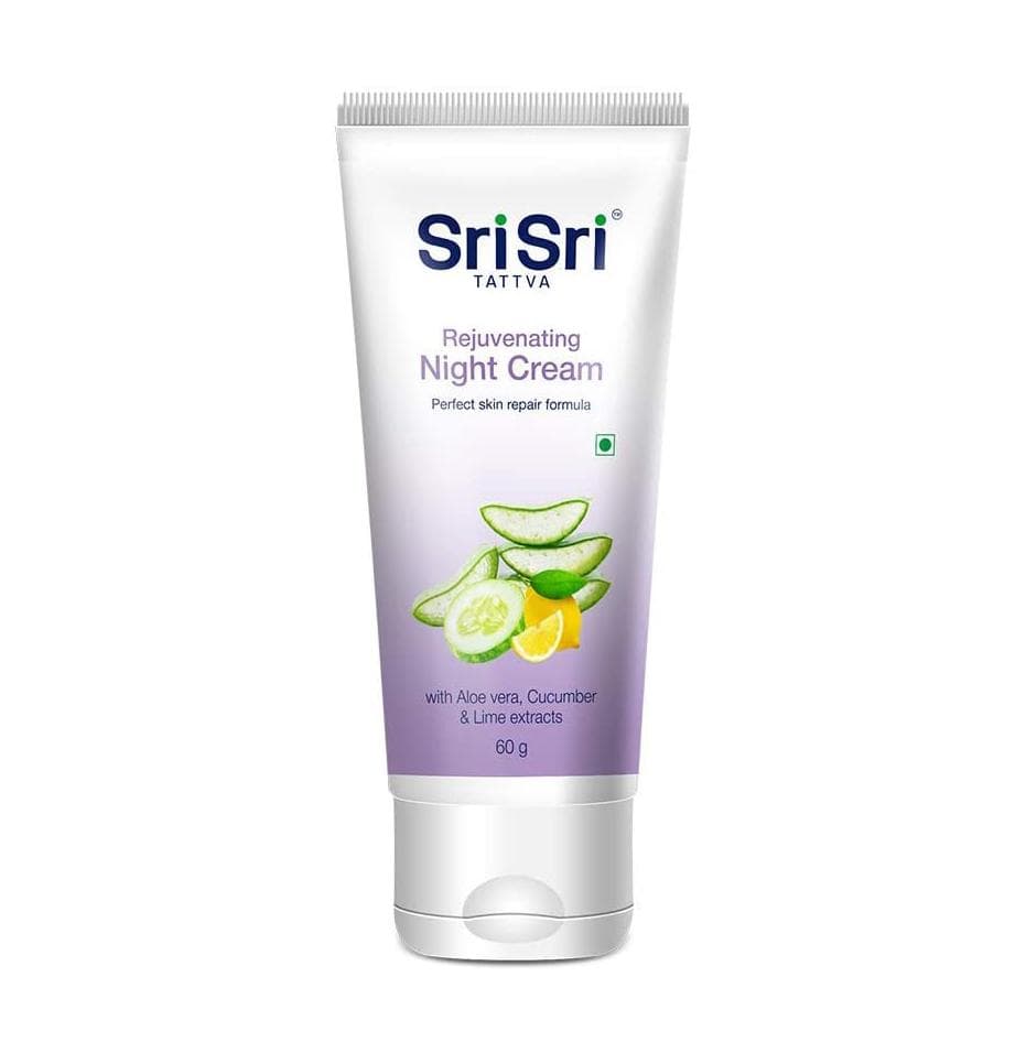 Rejuvenating Night Face Cream (60 ml), Rejuvenating Night Cream Sri Sri Tattva 5.1