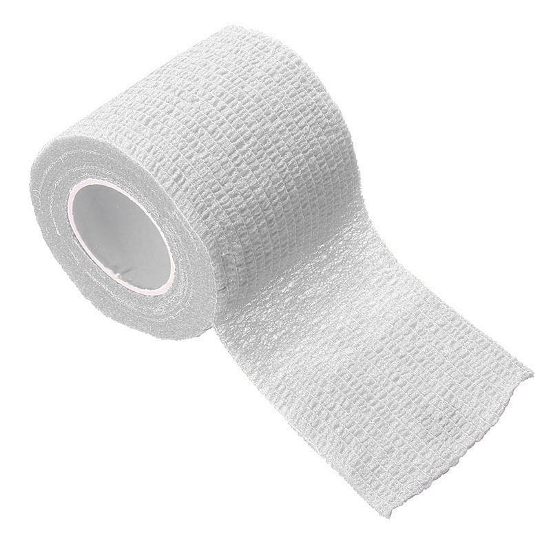 1Roll Self-Adhesive Elastic Bandage First Aid Medical Health Care Treatment Gauze Tape white