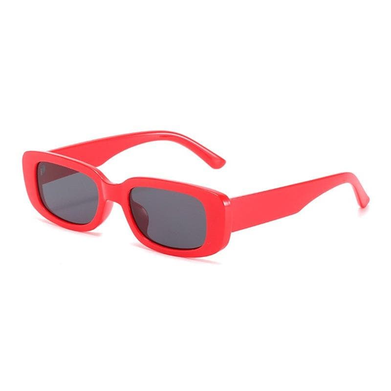 Vintage Black Square Sunglasses Woman Luxury Brand Small Rectangle Sun Glasses Female Gradient Clear Mirror