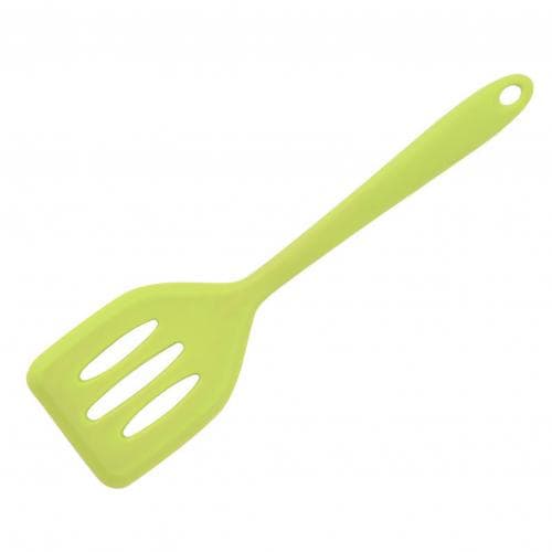 Silicone Slotted Turner Kitchen Cooking Tools Non-Stick Cooking Spatula Pancakes Frying Pan Shovel Silicone Cooking Utensils green