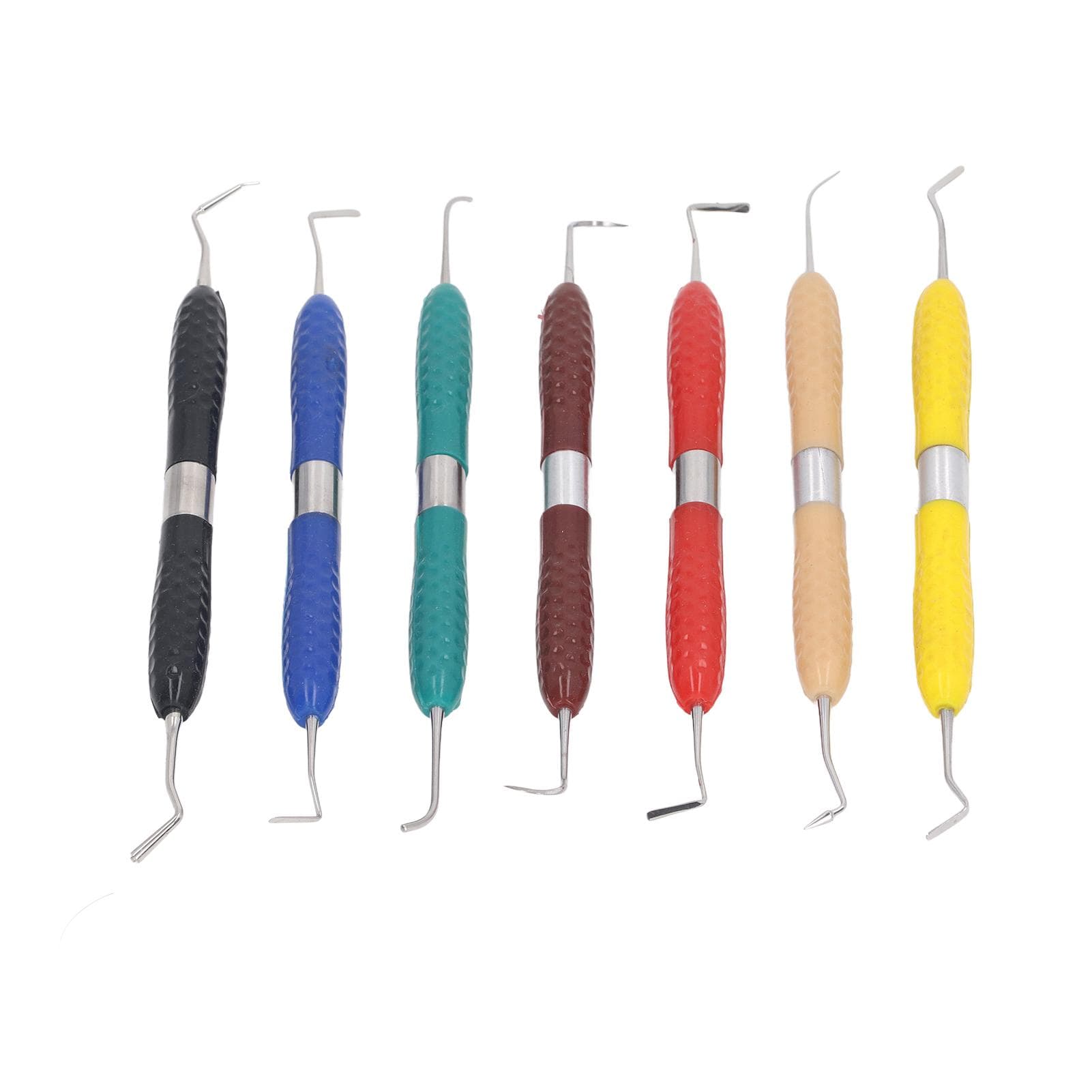7pcs Dental Resin Filling Tools 4 Types Stainless Steel Dentist Composite Resin Fill Spatula