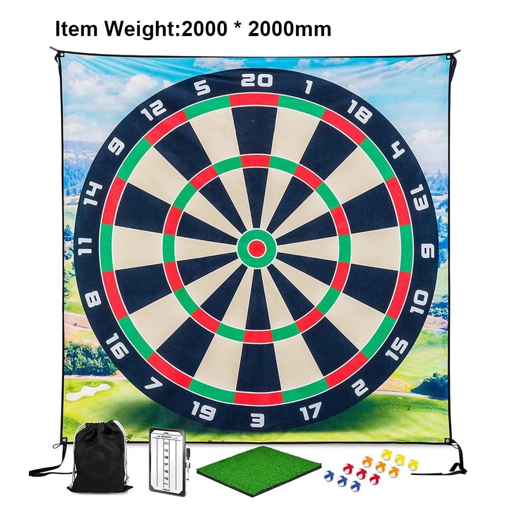 Golfs Chipping Game with Sticky Balls and Darts Chipping Golfs & Dart Practice Mats Indoors 2000x2000mm multicolour