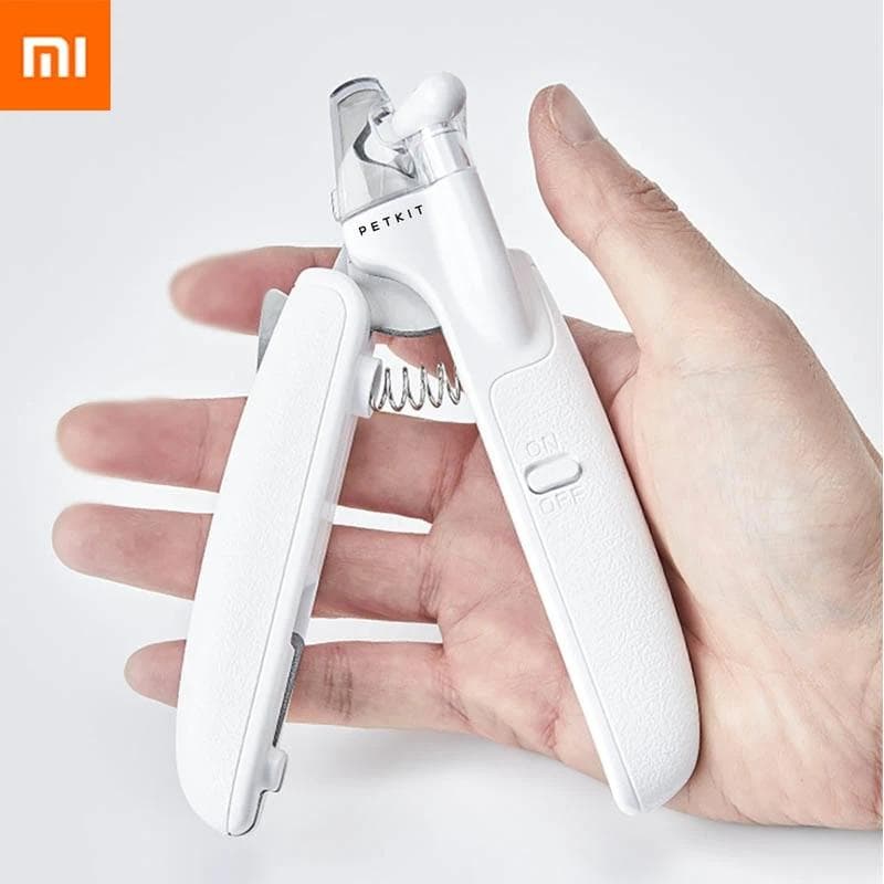 Xiaomi PETKIT Pet Dog Cat Nail Clipper Scissors Pet Nail Toe Claw Clippers Scissor With LED Light Nail Trimmer Beauty Supplies