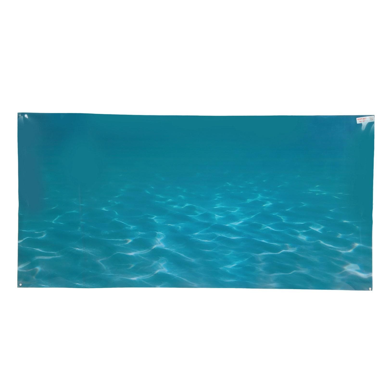 Fish Tank Background Sticker PVC Self Adhesive 3D Sea Pattern Aquarium Poster Decoration 61x41cm