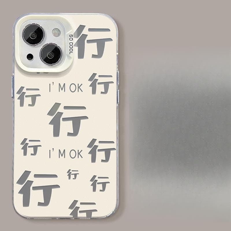 Applicable To Apple 15 Mobile Phone Case IPhone 14 Good Invisible Bracket 13pro Color Silver Matte 12 Large Hole 7/8 iPhone 6s Plus