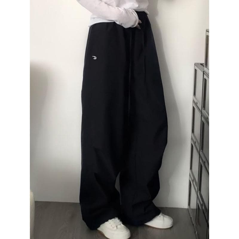 Retro Work Pants for Women New High Waist Drooping Slim Small Size Cool and Cool Quick-drying Sports Pants 4XL