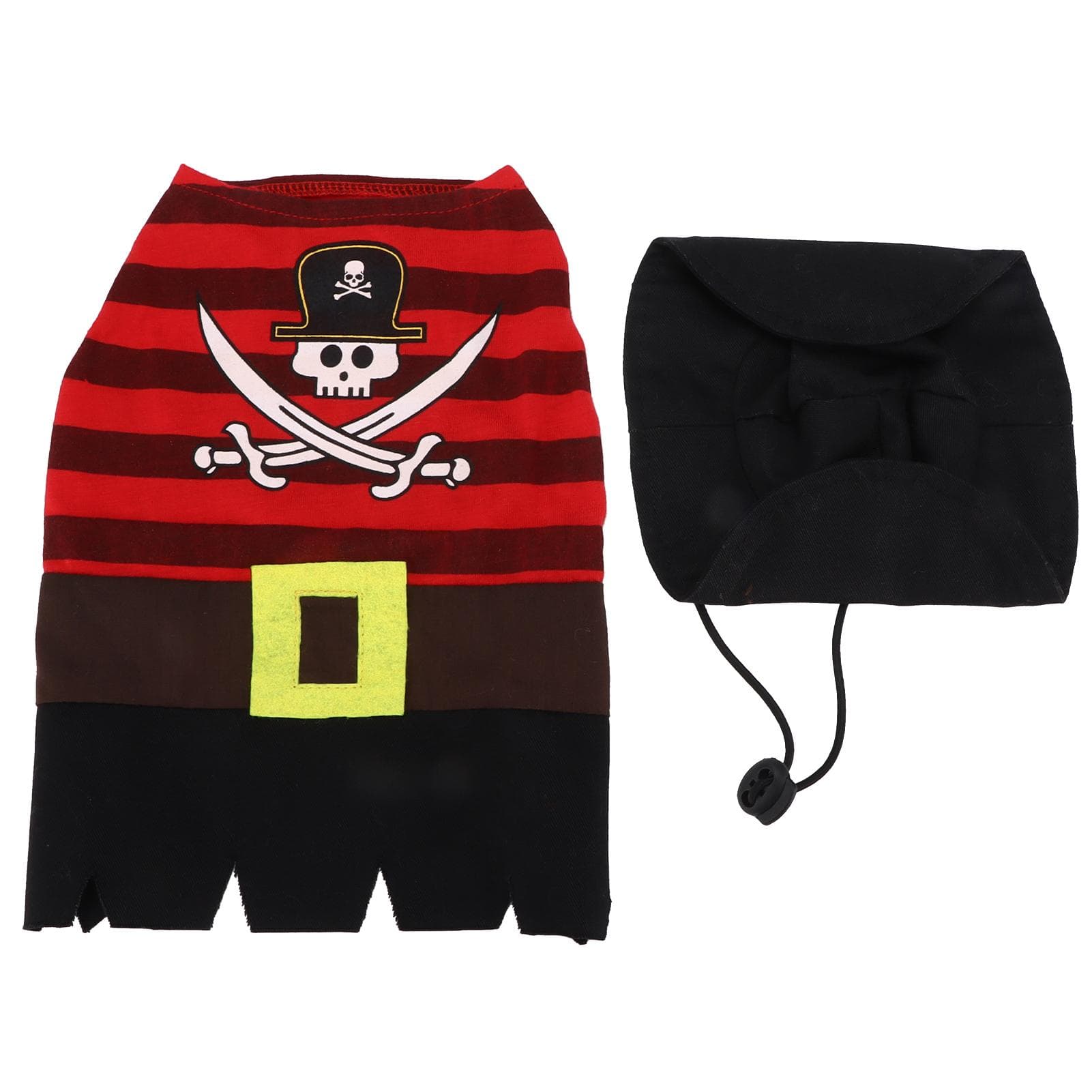 Pet Costume Machine Washable Halloween Dog Pirate Costume for Puppies and KittensXL XL