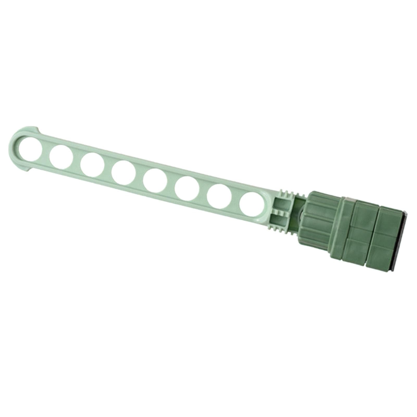 Clothes Drying Rack Hanger Innovative Portable 8 Holes Window Frame Clothes Hanging Rack for green
