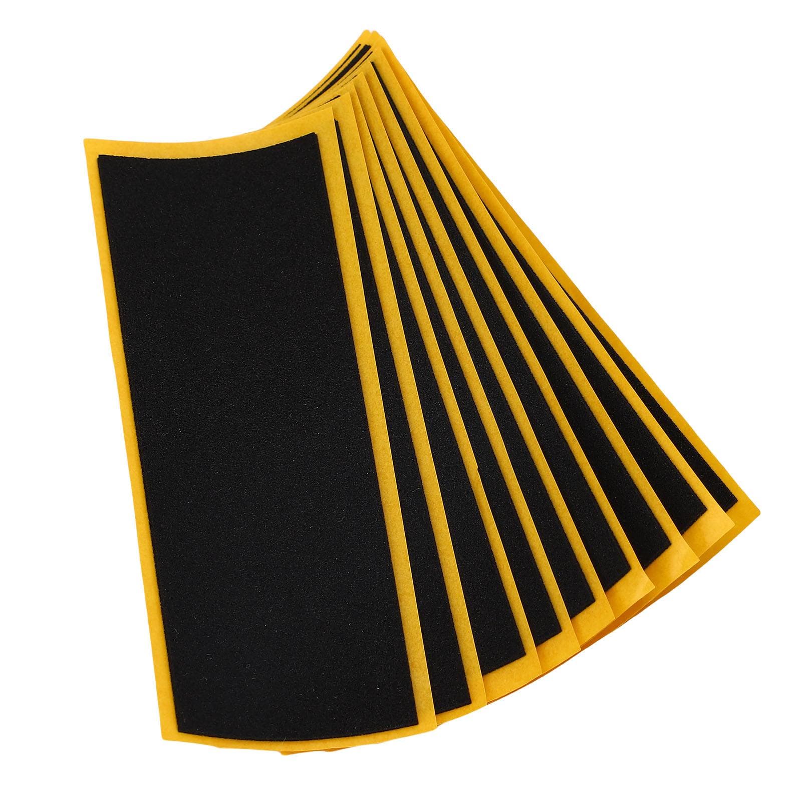 50PCS Fingerboard Grip Tapes Black Non Slip Strong Adhesive PU Foam Finger Skateboard Griptape