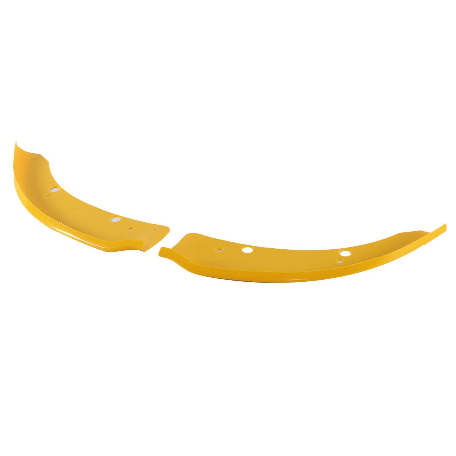 2PCS Front Bumper Lip Protector Yellow Replacement for Dodge Charger SRT 2015?2019
