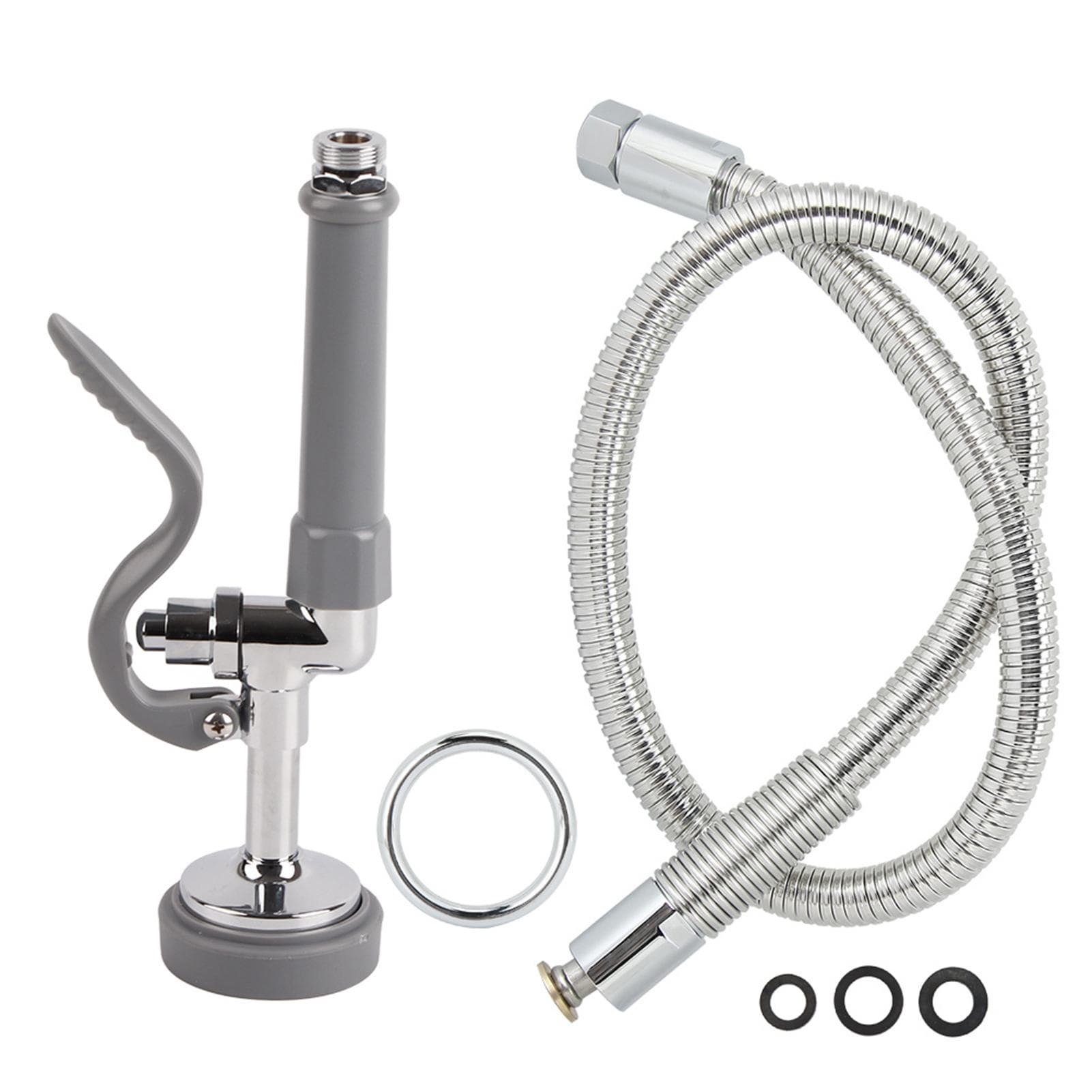 Commercial Restaurant Kitchen Sprayer High Pressure Spray Head Hose Cleaning Set Accessories