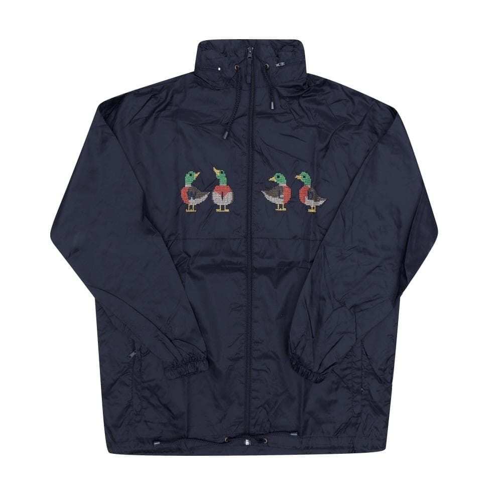 Wild Donkey Unisex Windbreaker Jacket Ow Mallard Deep Navy Blue OW-MALLARD DEEP NAVY BLUE (L)