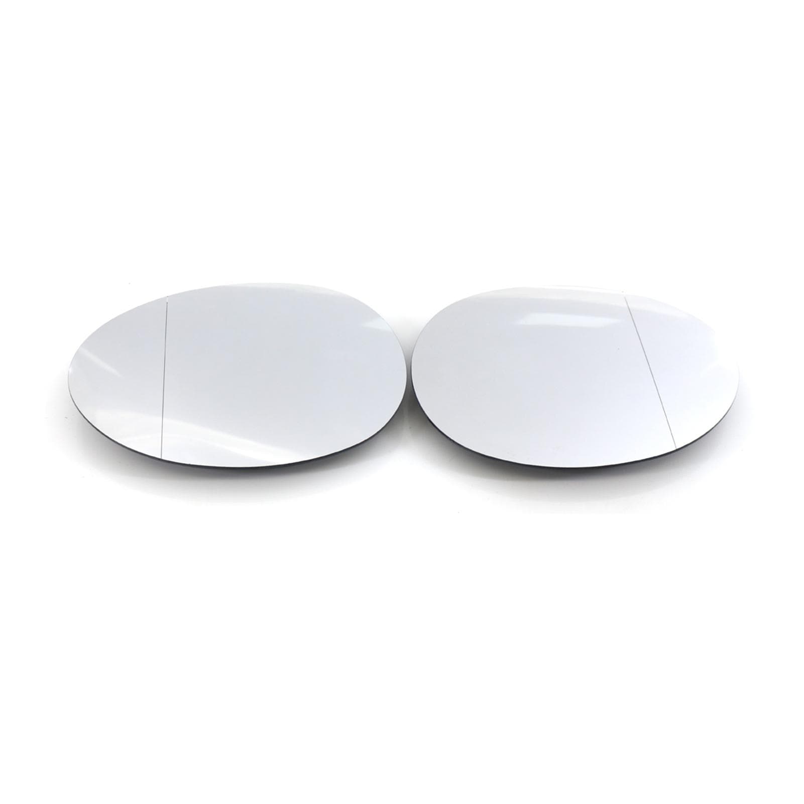 Rearview Mirror Glass with clip Replacement for BMW Mini F55 F56 2014 to 2020 2pcs Heated Left Right white