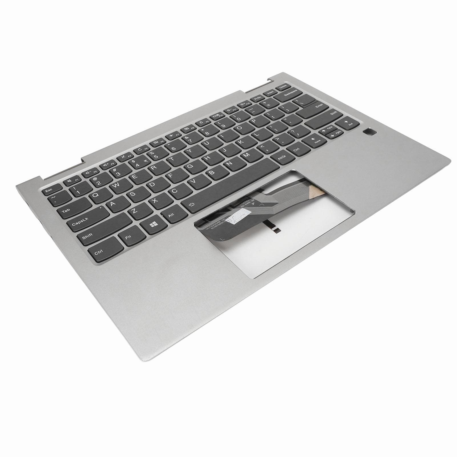 Keyboard for Yoga Silver Color Wear Resistant Strong Metal with Backlit Laptop Palmrest for Yoga