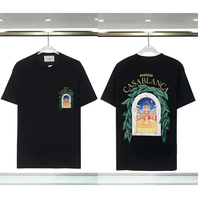 High Quality Printed T-shirts for Unisex and Women, 100% Cotton Short Sleeve Shirts, Oversized Round Neck Graphic T Shirts S