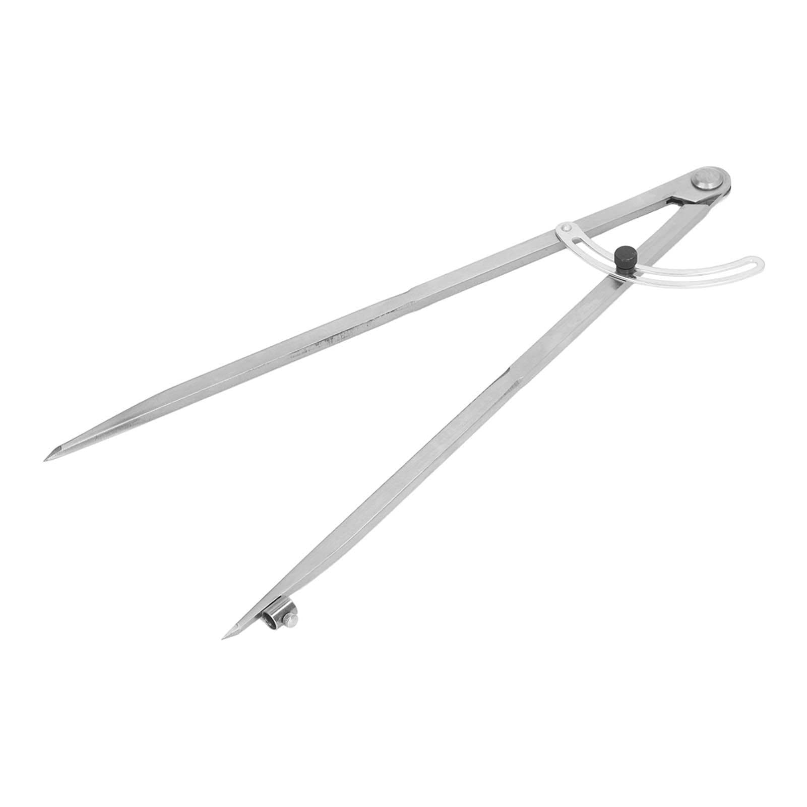Woodworking Compass 400mm Carbon Steel Wing Divider Scriber with Pencil Holder for Carpenter