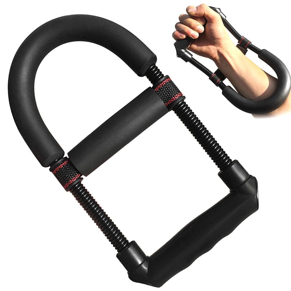 Adjustable Hand Grip Arm Trainer Forearm Hand Wrist Finger Exercise Fitness Trainer Hand Exerciser Grip Strength Trainer Strengthener black