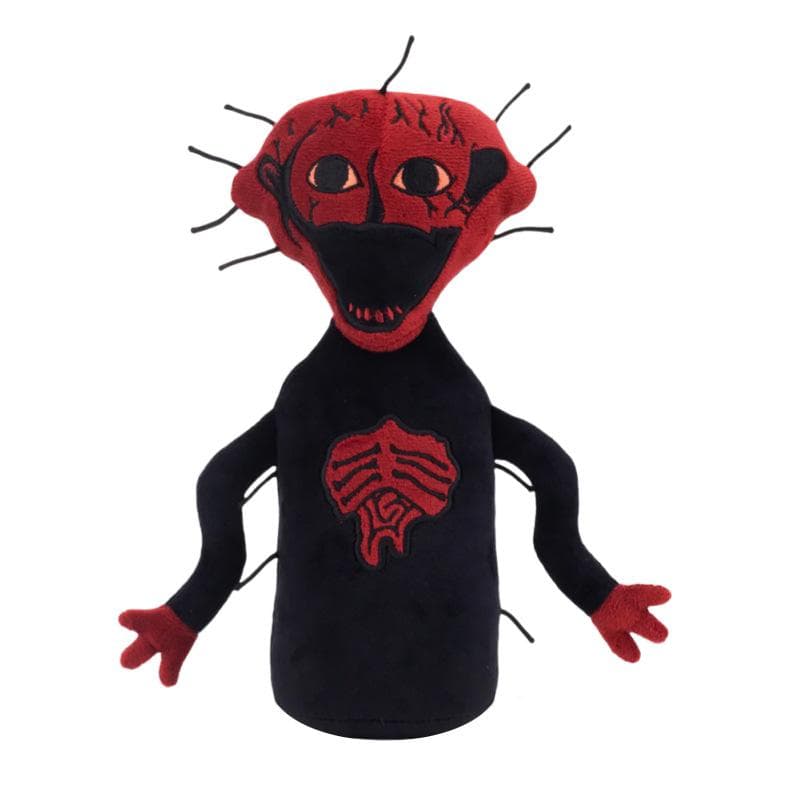 25cm The Boiled One Plush Toys Doll Terror Anime Stuffed Demon Pillow Birthday Halloween Gift for Children Toy Boys Home Decor 25cm red/black