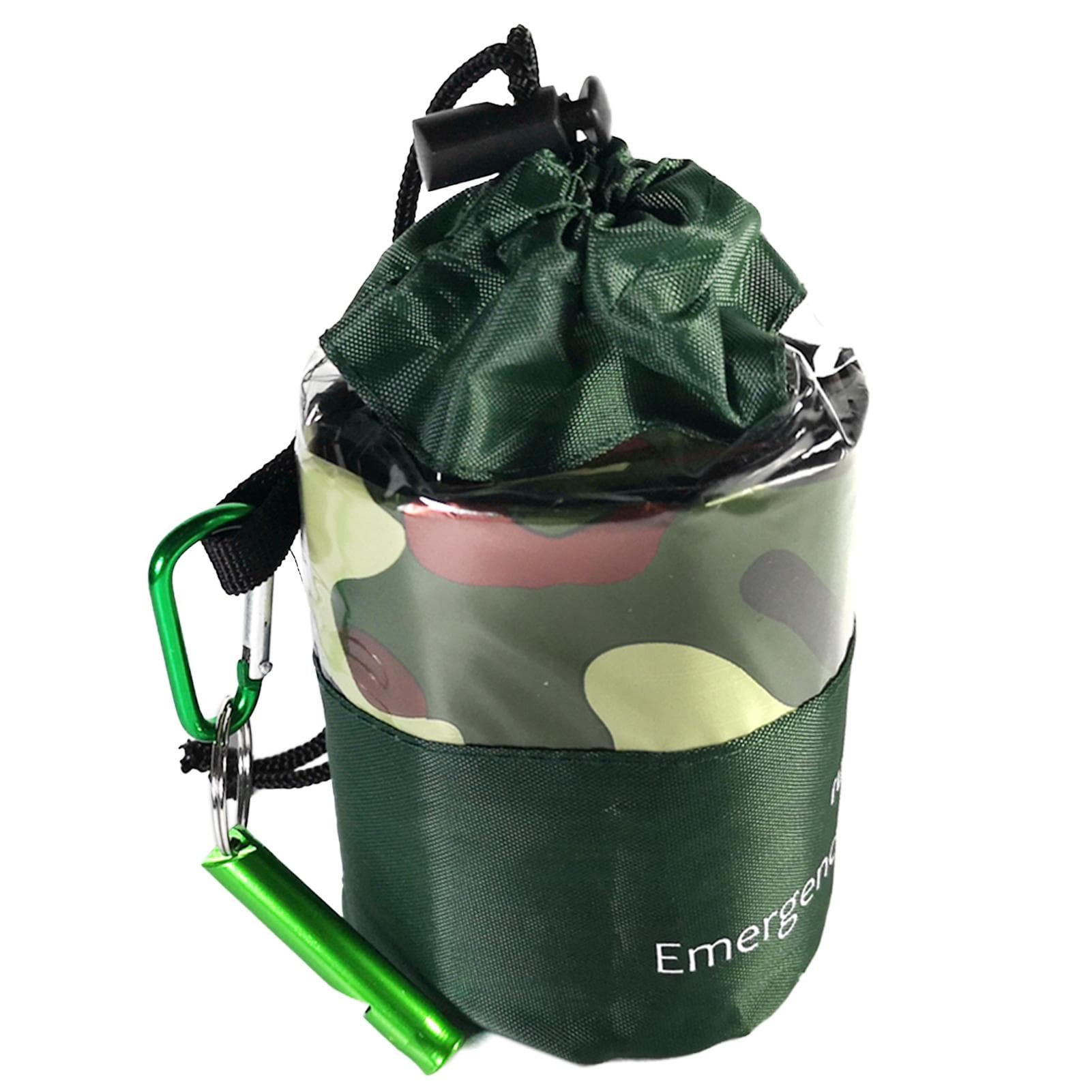 Emergency Sleeping Bag for 1-2 Person Lightweight Waterproof Thermal Sleeping Bag Bivy Sack with