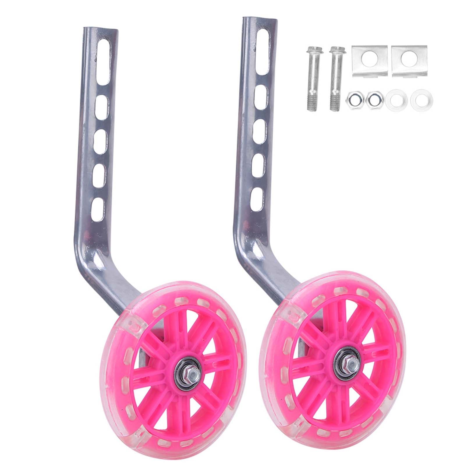 Children Bicycle Training Wheels for 12?20inch Bikes with Support Bracket white