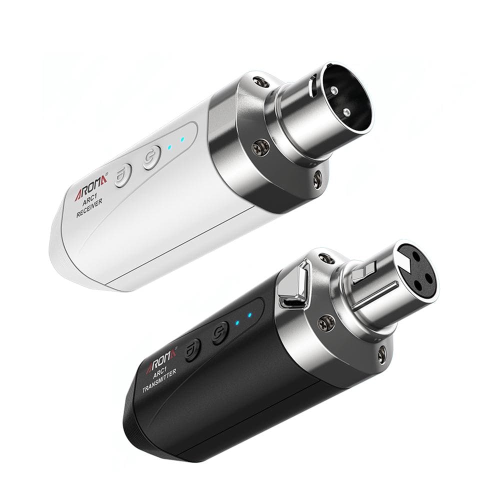 AROMA ARC1 Microphone Wireless Transmission System(Transmisster & Receiver) 4 Channels Max. 35m