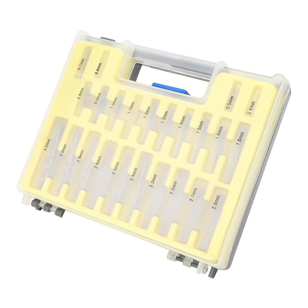 150PCs Spiral Drill Bit Mini Hole Opener Set Hardware Accessory High Speed Steel 0.43.2mm