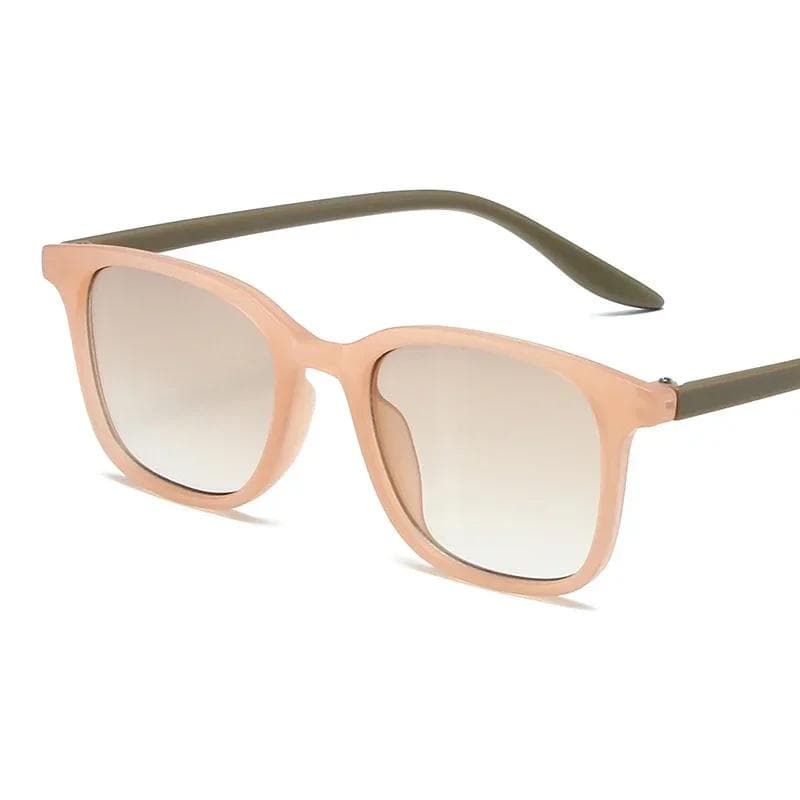 Plain Square Sunglasses Women Men Designer Classic Vintage Sun Glasses Fashion Brand Travel Shades Oculos De Sol Other
