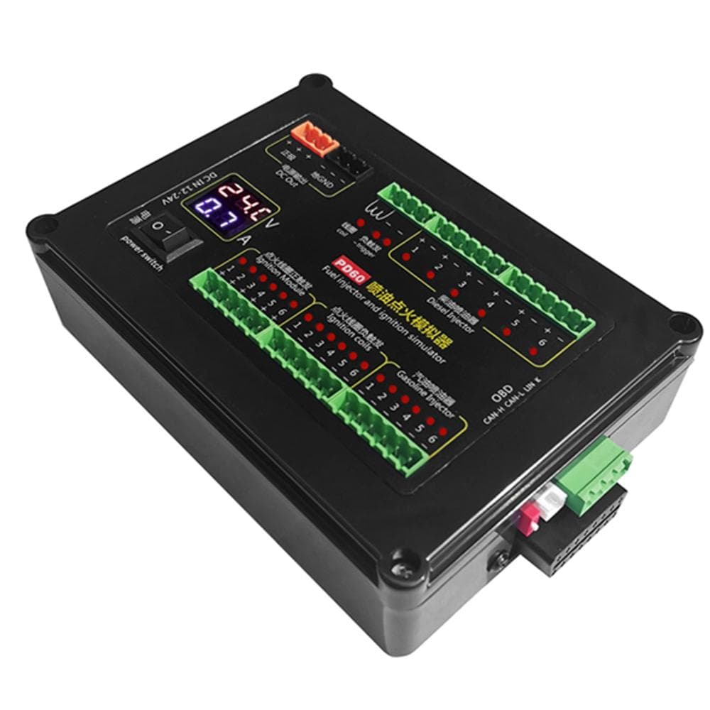 PD60 Fuel Injection Ignition Simulator ECU Maintenance Platform Testing Equipment for Gasoline and multicolour
